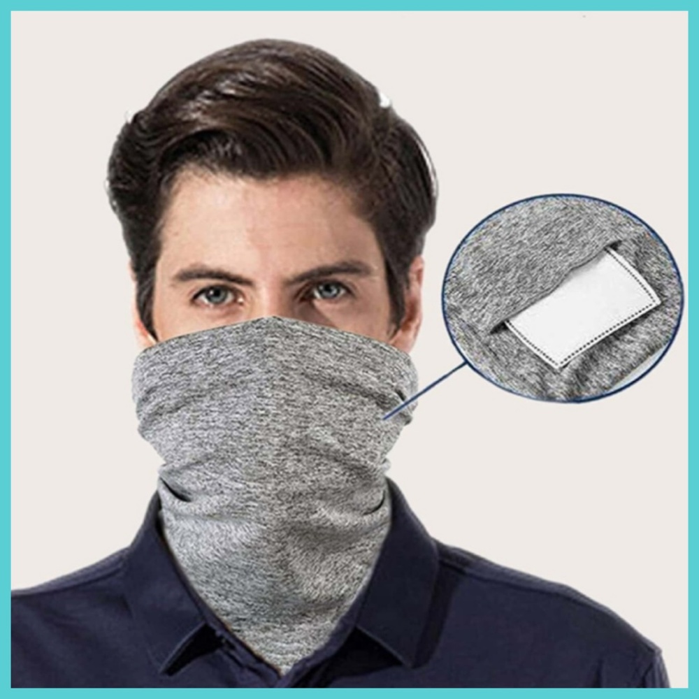 Filtered Mask Gaiter Scarf Bandana